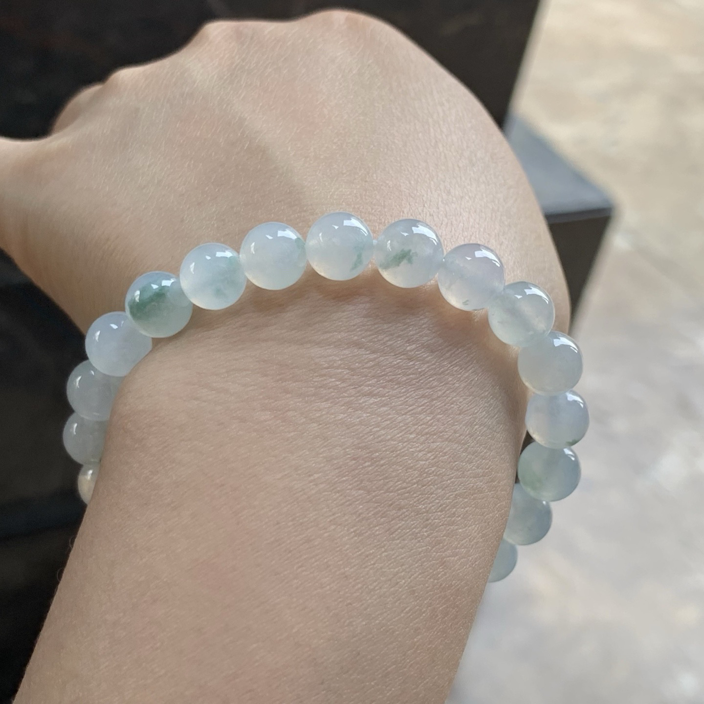 冰飘花手串^_^清新