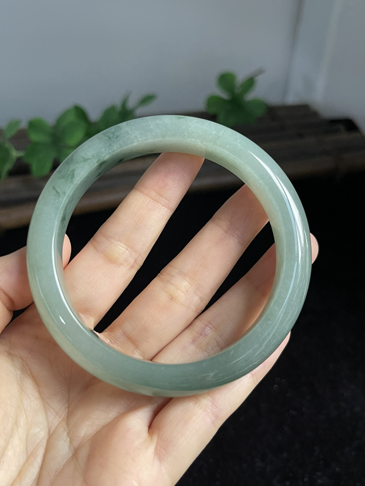 正圈59.6圈口，翡翠手镯