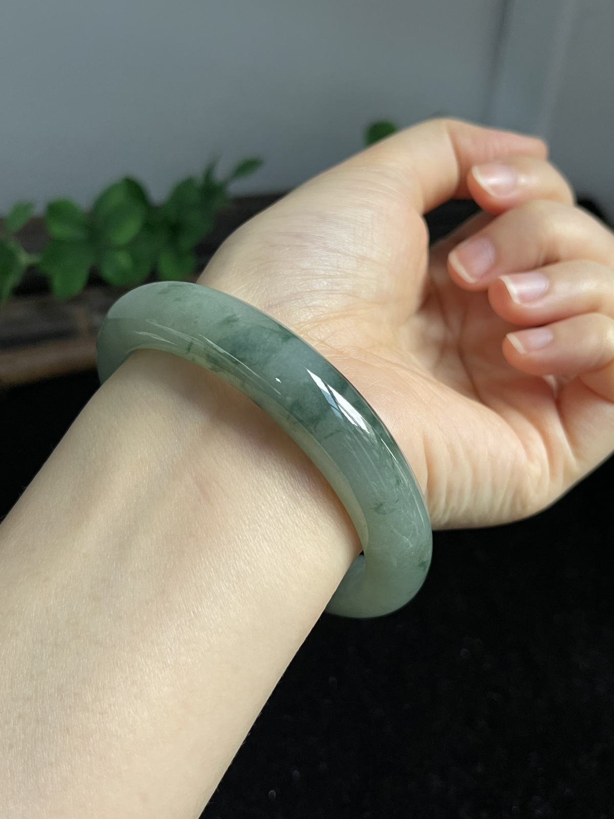 正圈59.6圈口，翡翠手镯