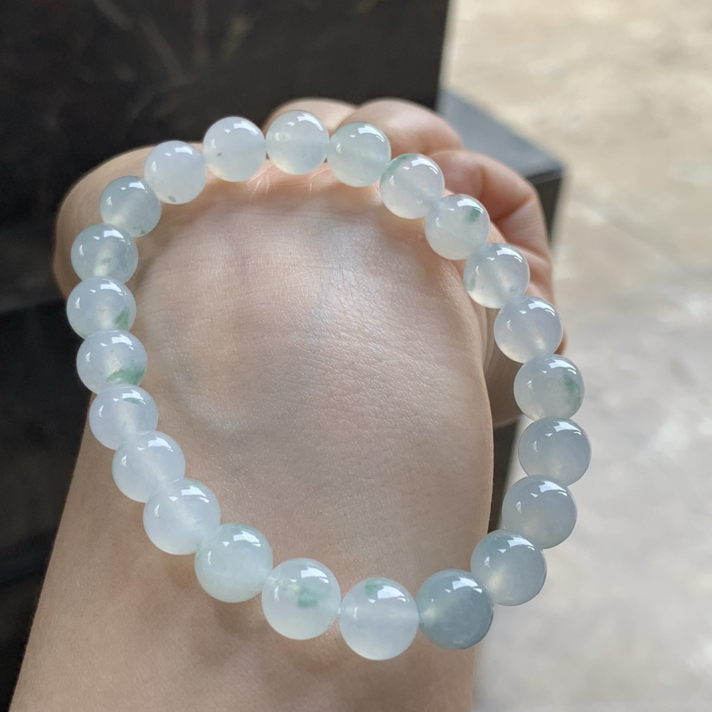 冰飘花手串^_^清新