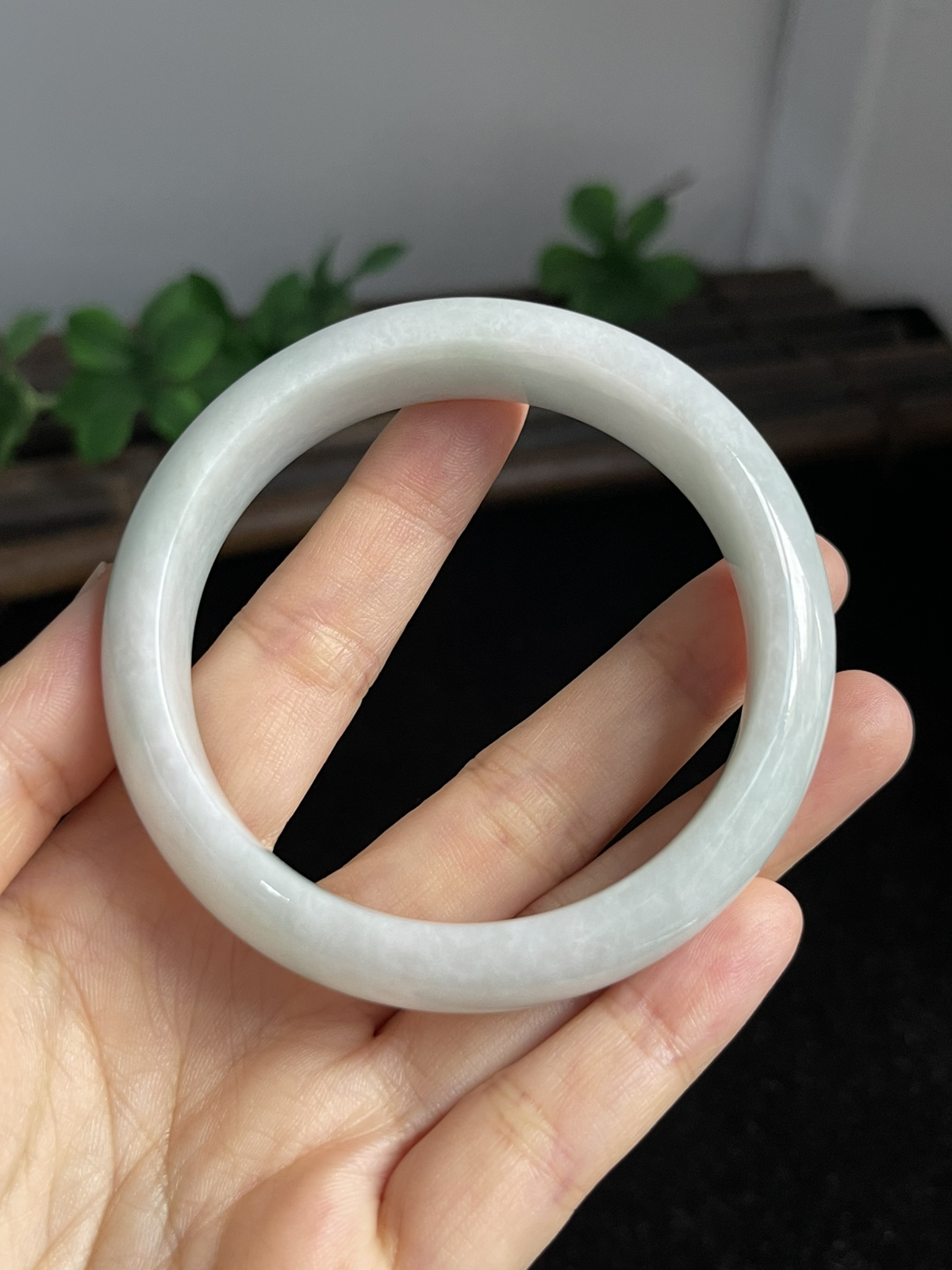 正圈57.4圈口，翡翠手镯