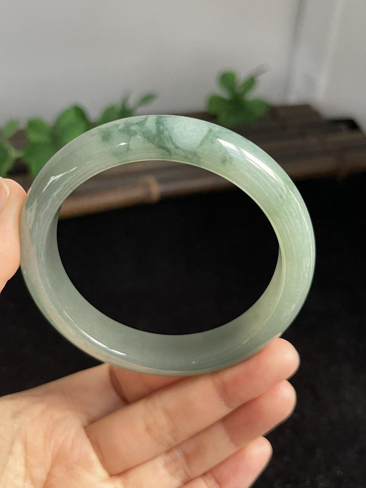 正圈59.6圈口，翡翠手镯