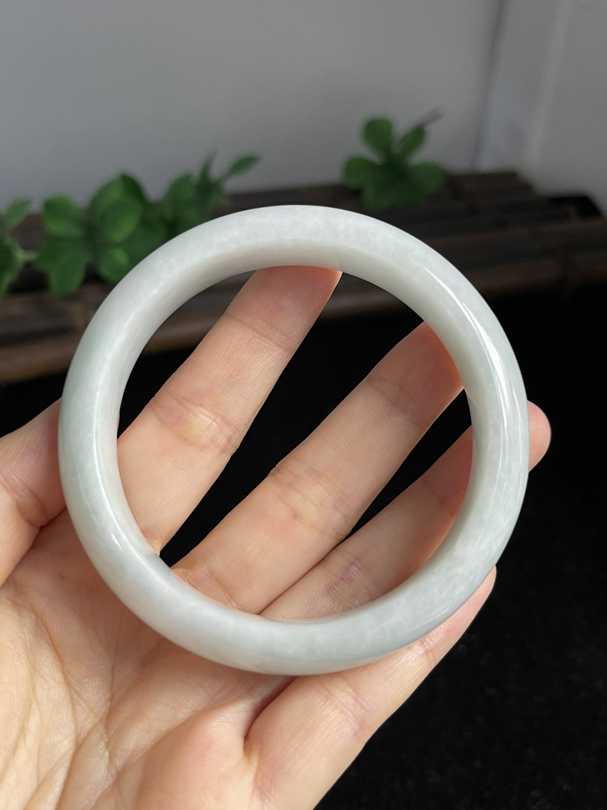 正圈57.4圈口，翡翠手镯