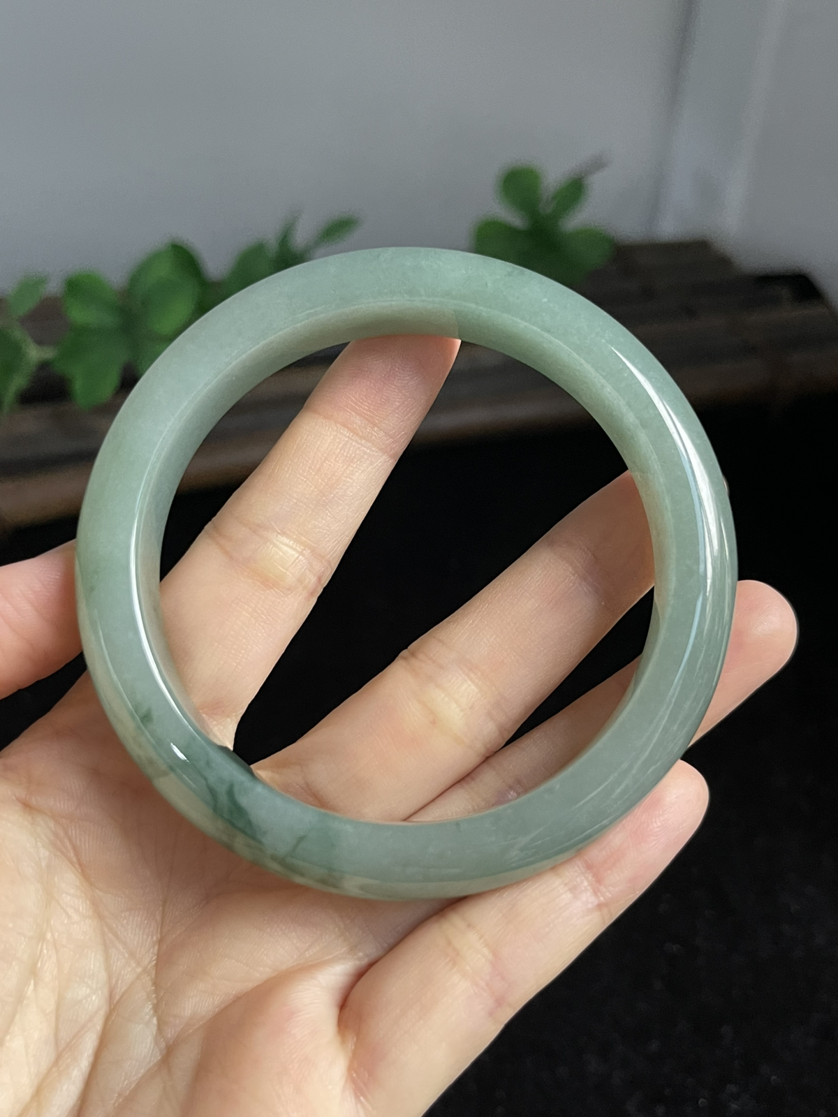 正圈59.6圈口，翡翠手镯