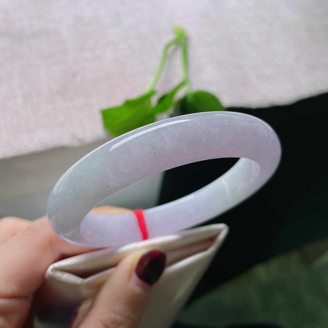 59.8/11.8/8.6，正圈，大圈口，腕间一抹紫，半是仙气半是诗。晶体纹，ss51705a