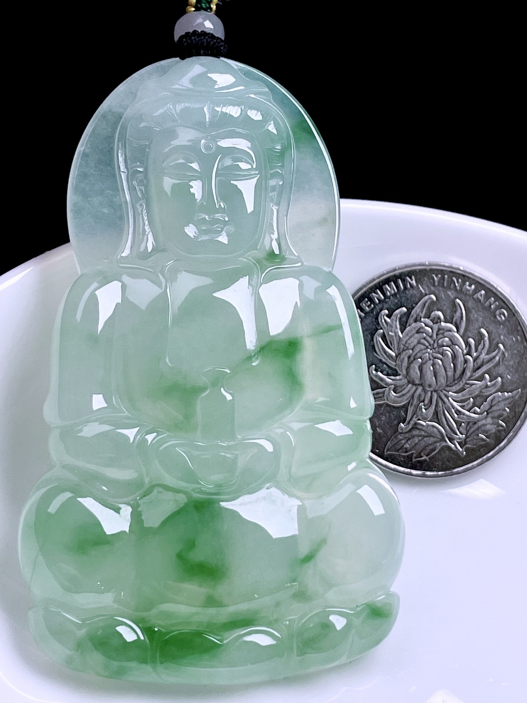 ️ 冰飘花观音，飘花灵动，种老水润，尺寸：64.7/39.8/5.2，超值
