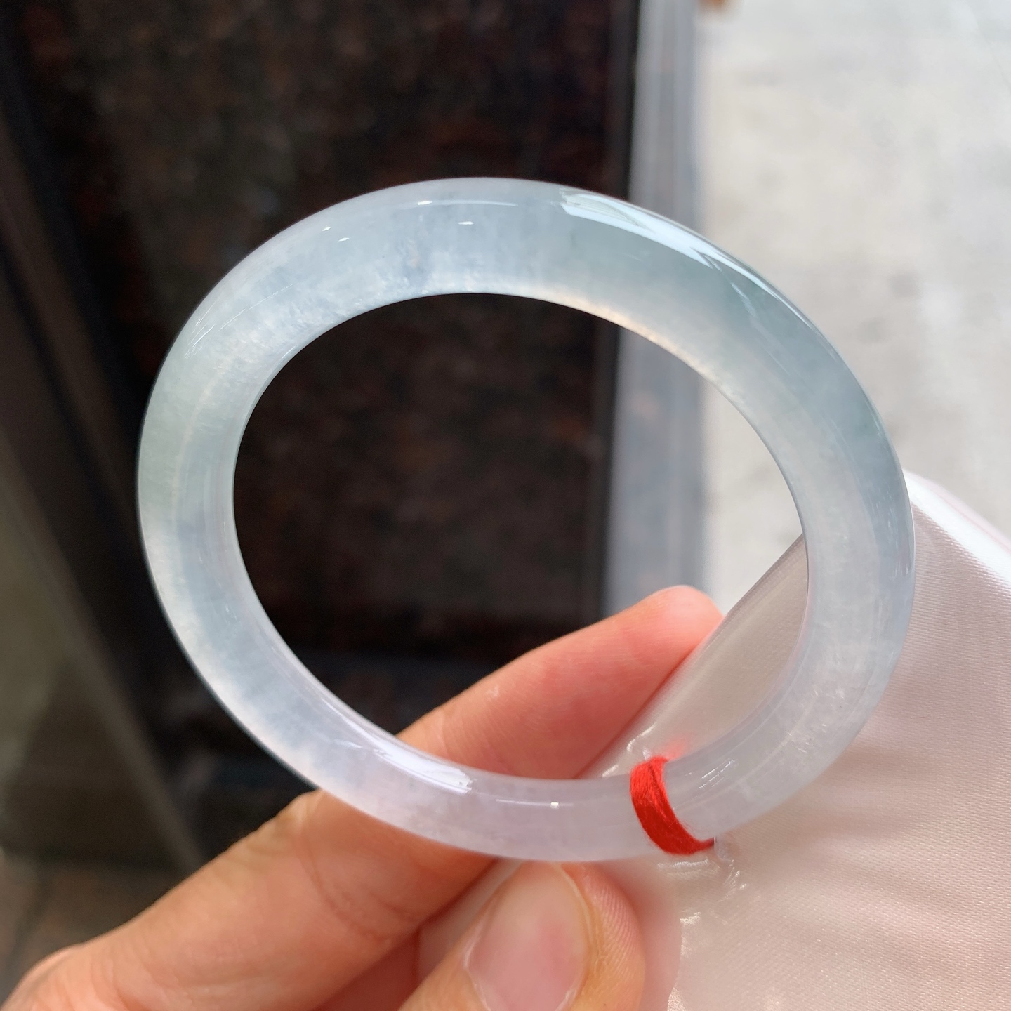 圆条冰飘花 无裂 尺寸：50.2/7.5/8 冰润