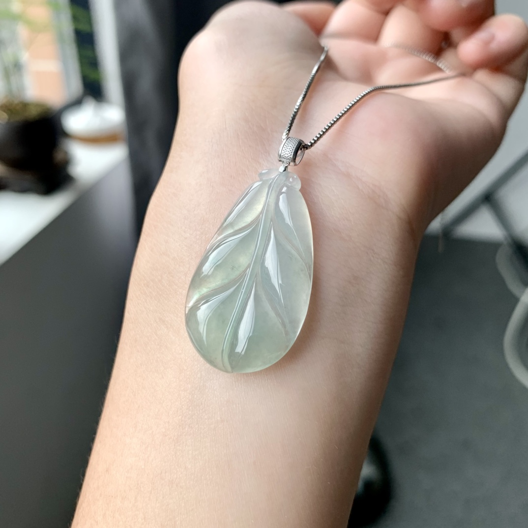 冰晴叶子，色泽均匀，细腻优美，尺寸34.2/20.2/3.8，D8481BFD