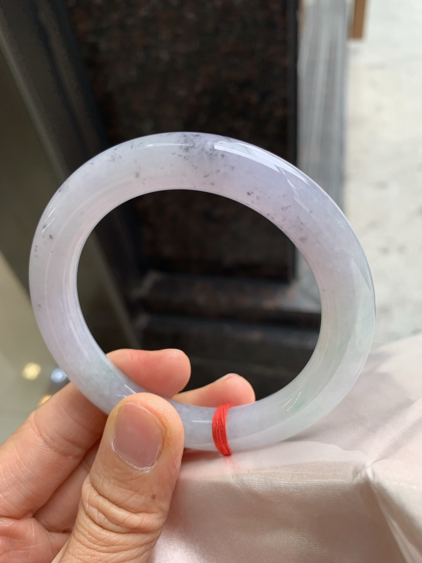 圆条粉紫带乌鸡 无裂 尺寸：57.5/10.5  版型好