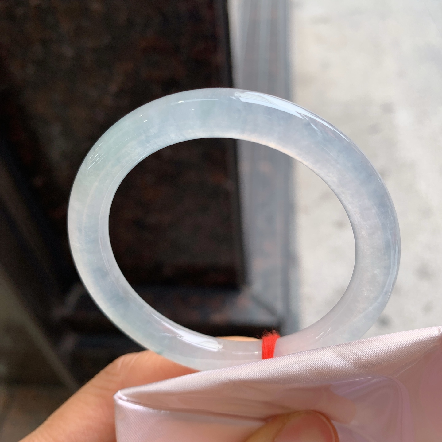 圆条冰飘花 无裂 尺寸：50.2/7.5/8 冰润