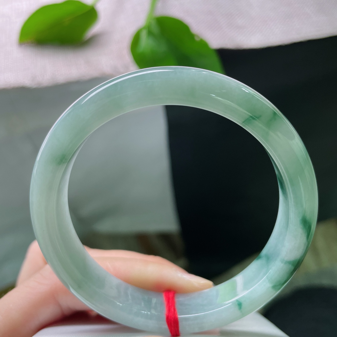 56.2/11.6/8.6，飘花正圈，水头好，种老，墨色渲染，如诗如画，无裂，ss50297a