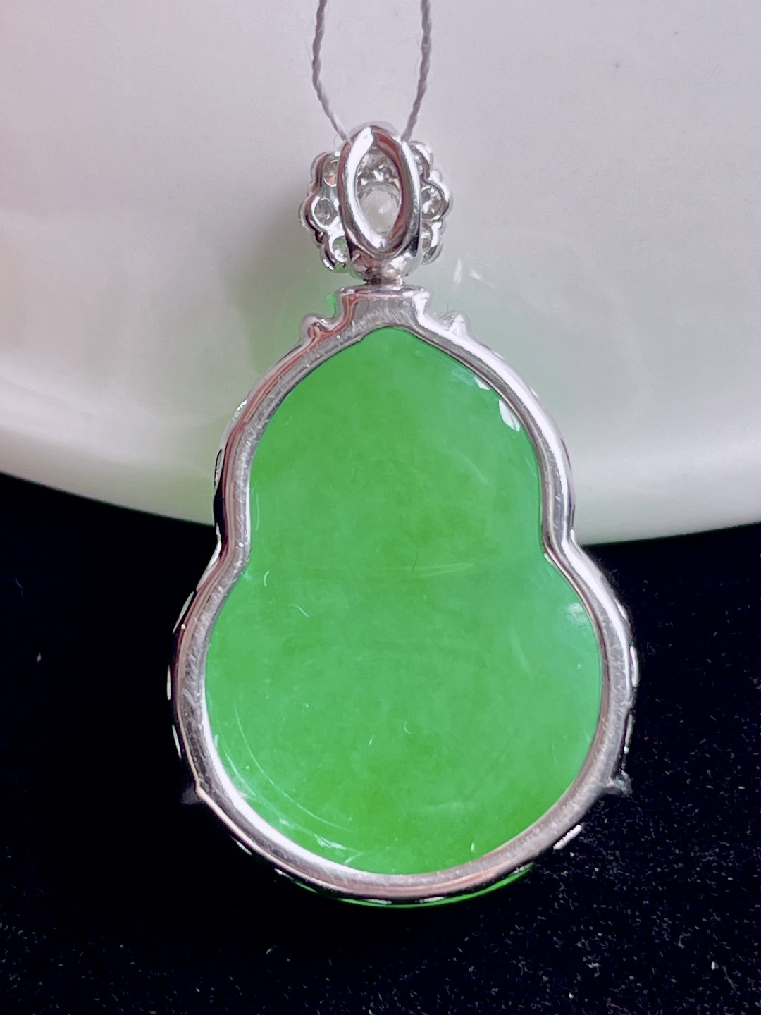 ️ 缅绿葫芦 色绿无比 饱满圆润：27.6/16.7/8，超值