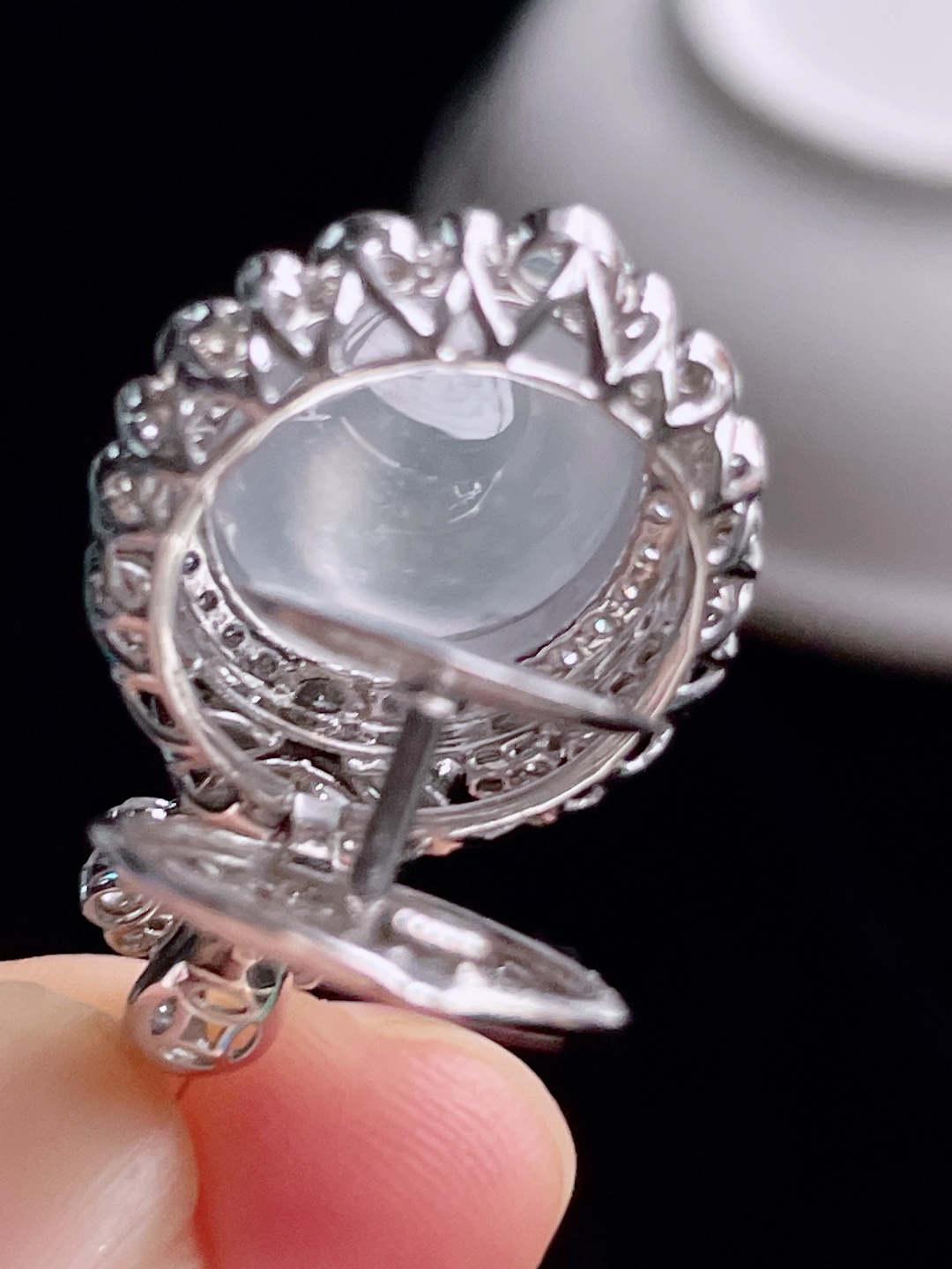 ️ 玻璃种蛋面 起光通透 无裂：28/17/13.7，裸石：12.5/11/5.7，超值