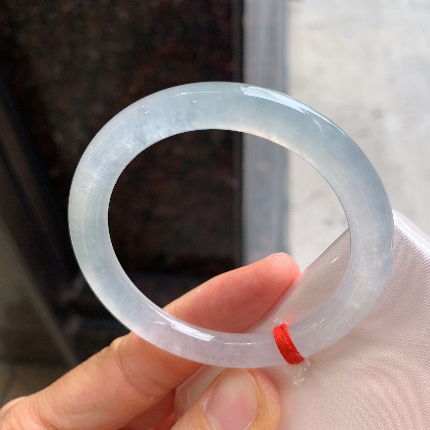 圆条冰飘花 无裂 尺寸：50.2/7.5/8 冰润