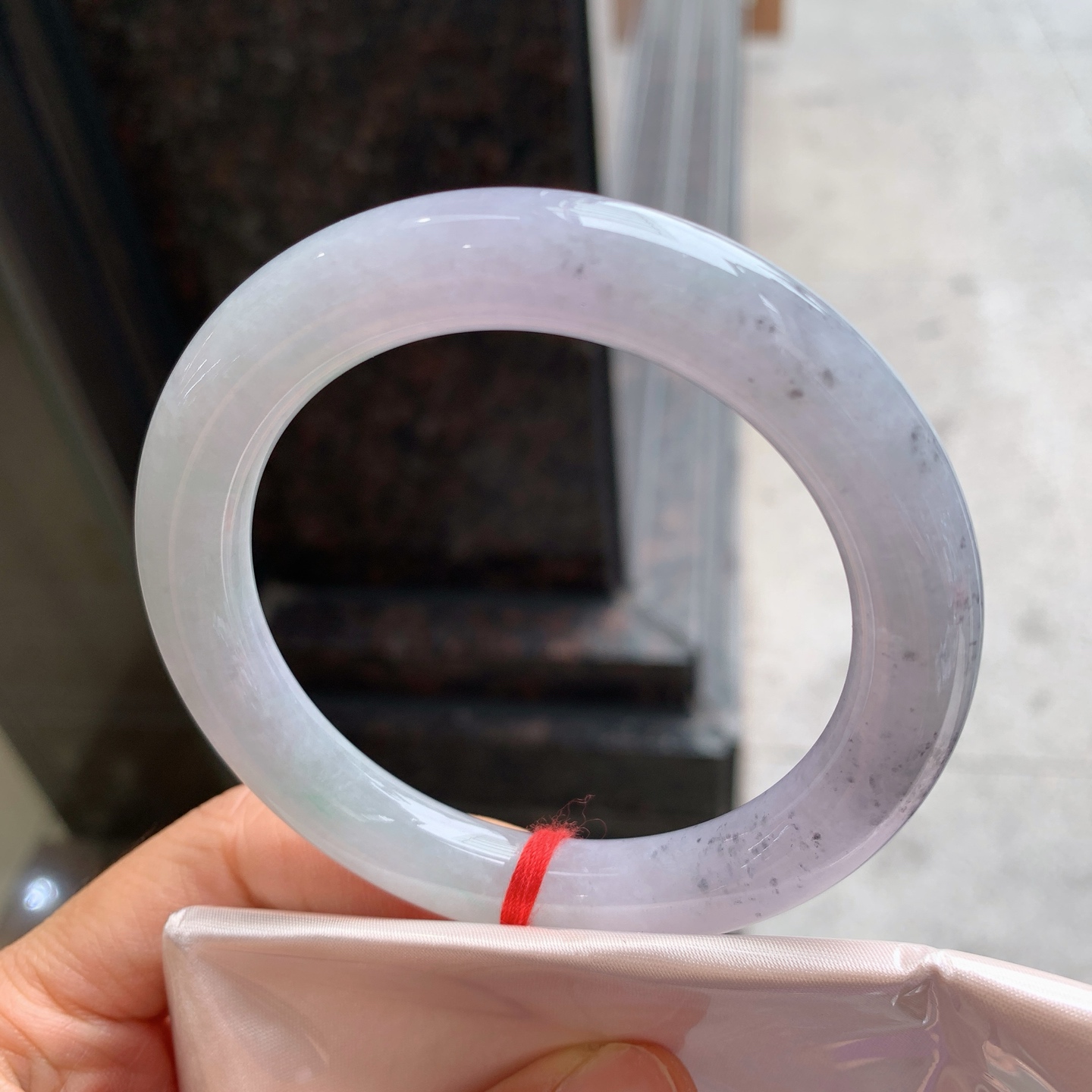 圆条粉紫带乌鸡 无裂 尺寸：57.5/10.5  版型好