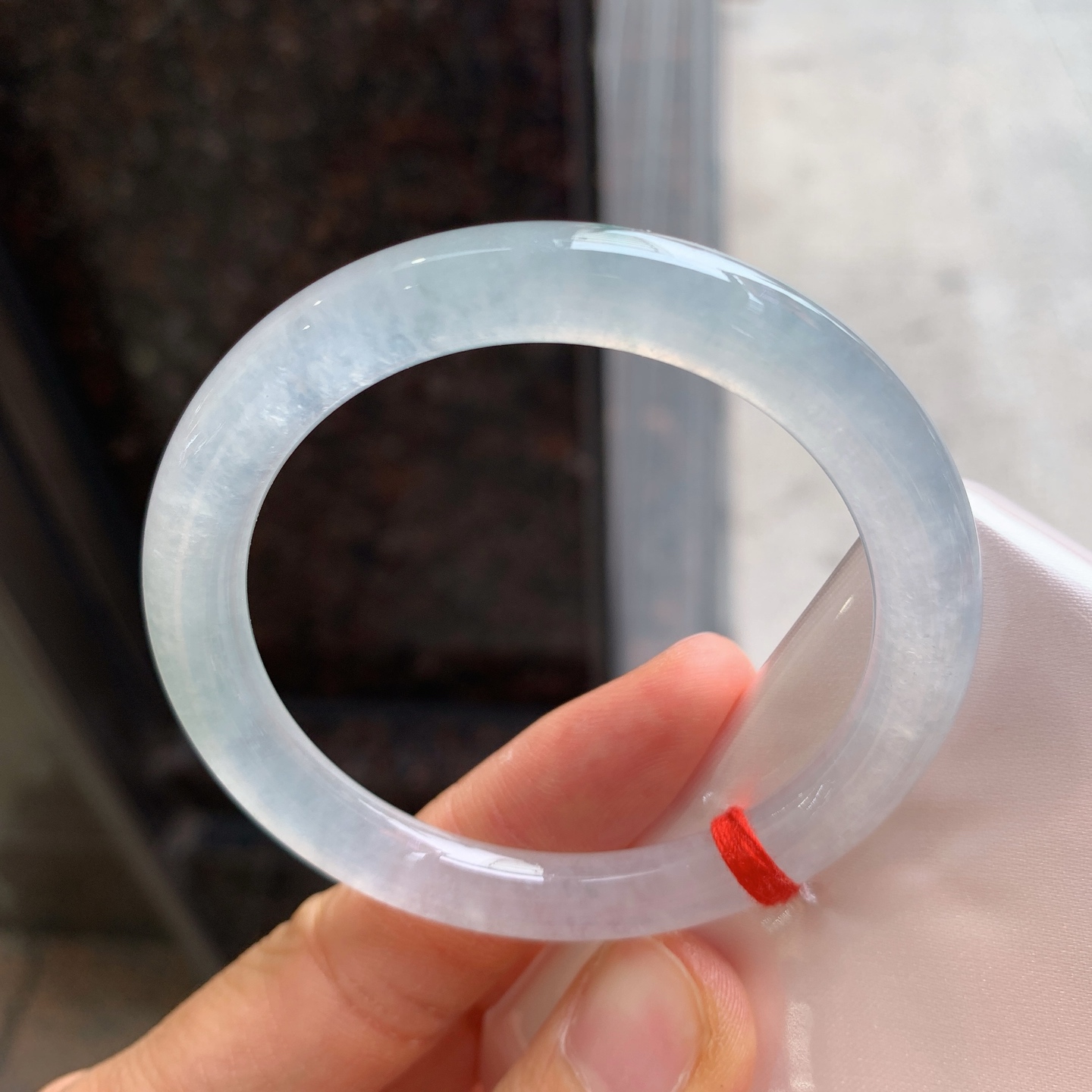 圆条冰飘花 无裂 尺寸：50.2/7.5/8 冰润