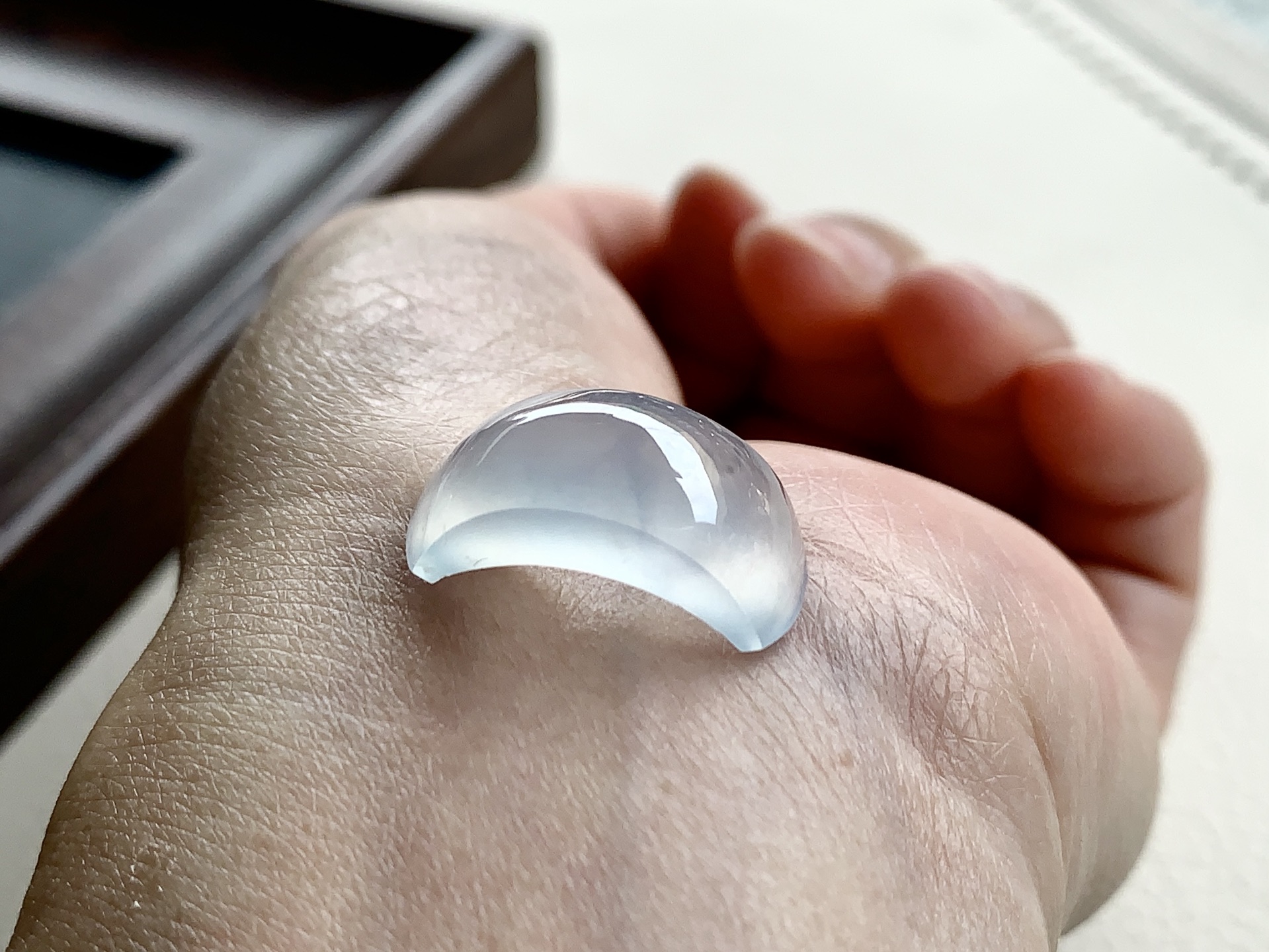 ️ 冰种马鞍，用料厚实，种水极好，尺寸20.8×8.2×6