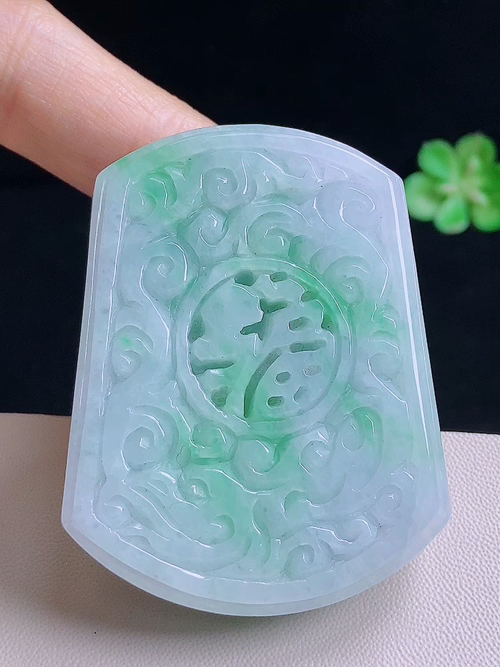 福牌，无裂，尺寸54.3/42.4/11，编号va  22