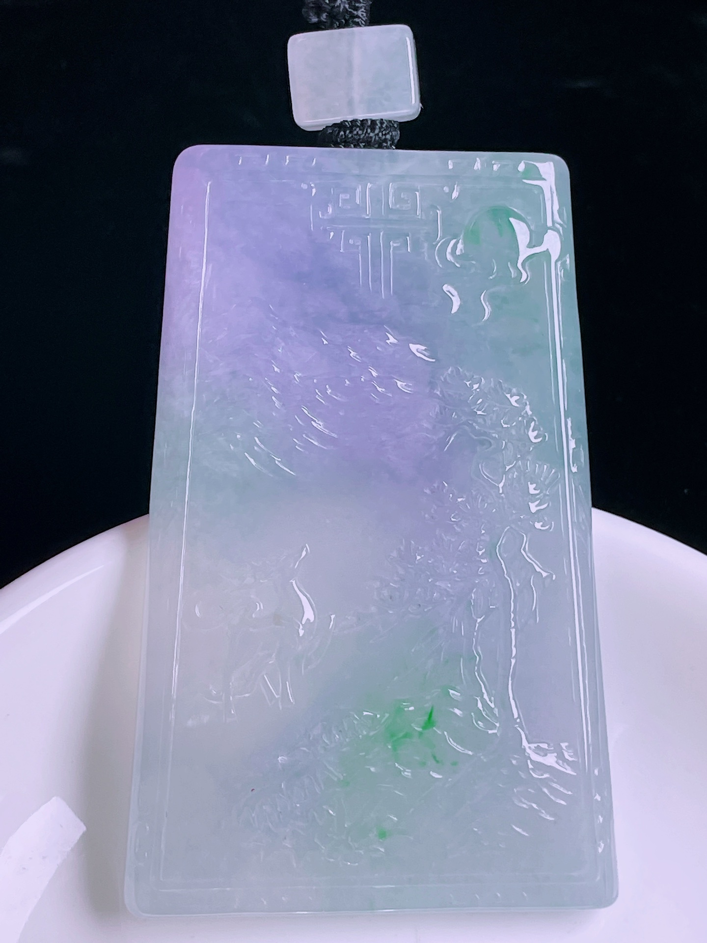 ️，山水牌，老种起光，细底通透，尺寸：64.3/41.8/5.8mm0423