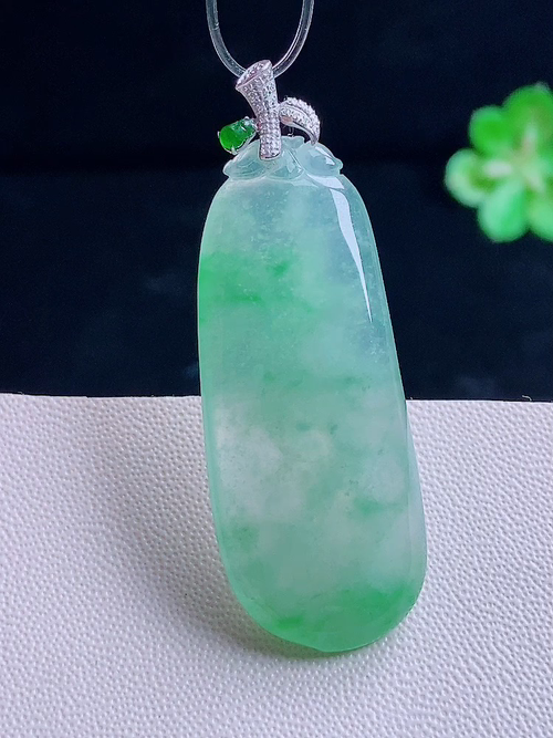 ，18k福瓜，无裂，尺寸45.5×16.2/4.5/编号165u  22