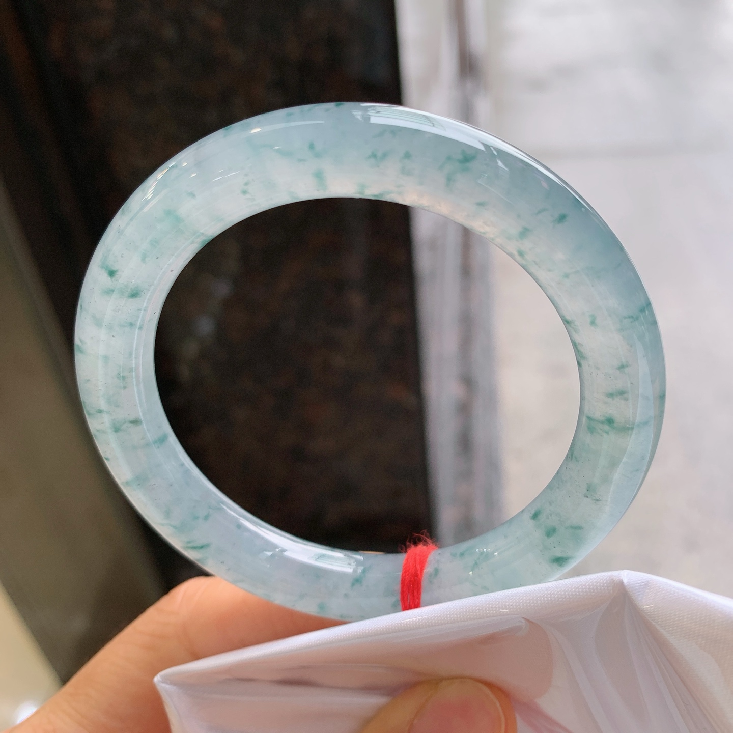 圆条冰飘花 无裂 尺寸：55.8/10.5 冰润