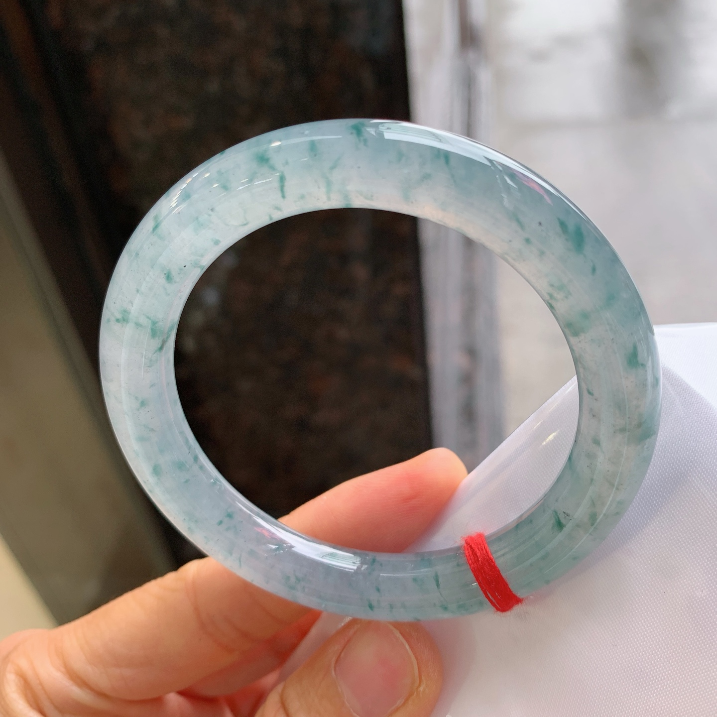 圆条冰飘花 无裂 尺寸：55.8/10.5 冰润