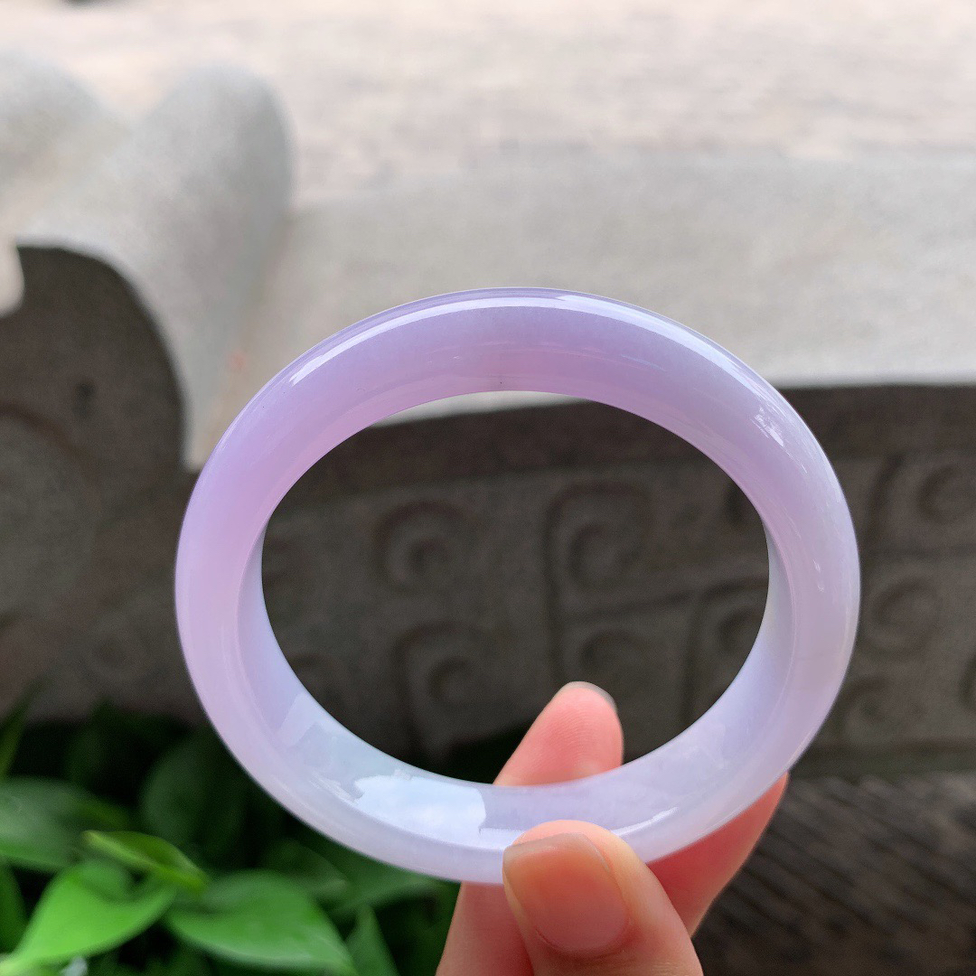 圈口 55-12-8.1【冰紫正圈手镯】  正圈55 56可戴