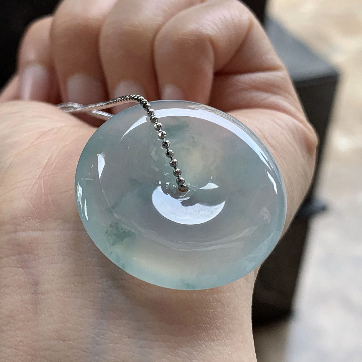 蓝花平安扣^_^飘花灵韵