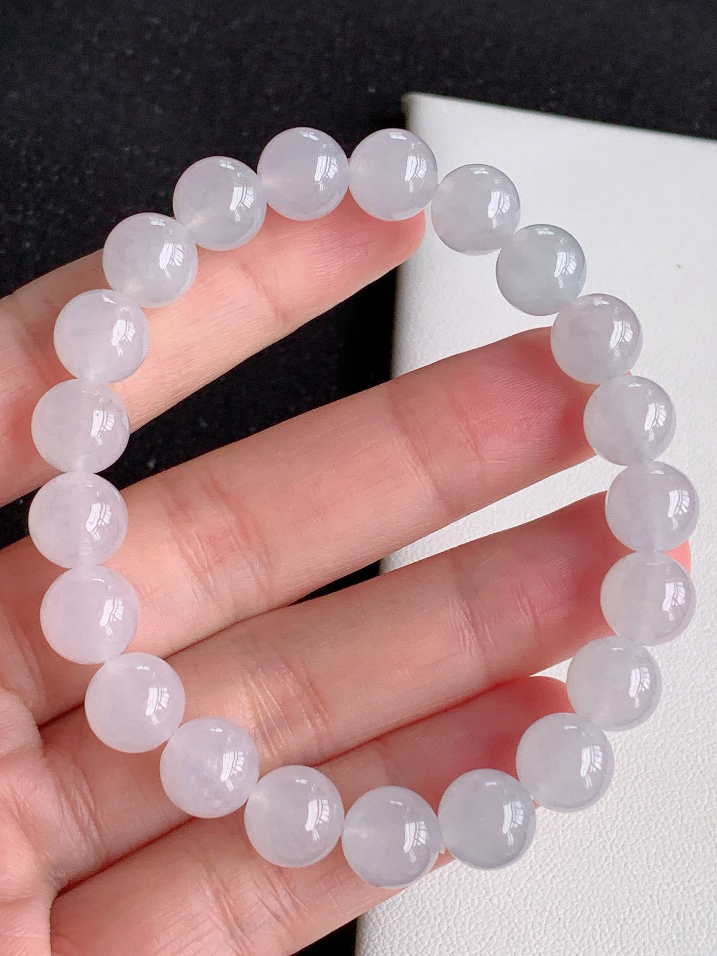 ️，冰种手串，，裸石尺寸：8 8