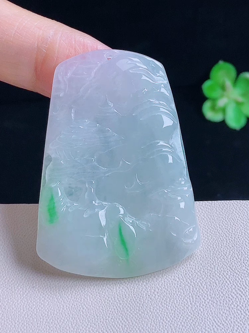 ，山水，无裂，尺寸47.7/32.7/4.2，编号15zy  22