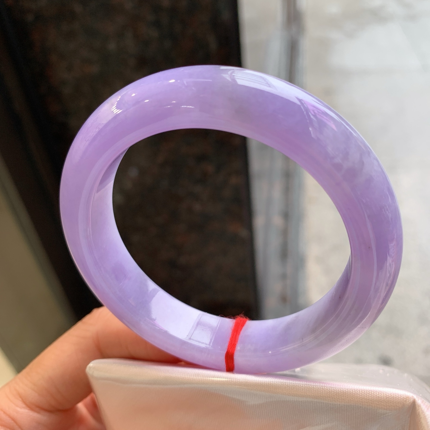 正圈满紫 微晶体结构 尺寸：55.5/12.7/9.9  色浓