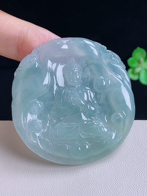 观音，无裂，尺寸45/47/4.5，编号15zy  22