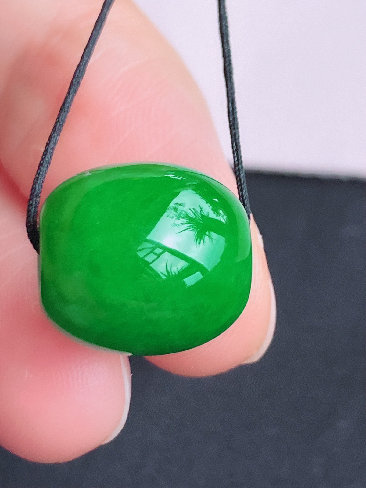 ️满绿路路通，饱满大气，尺寸13.3/12.6..