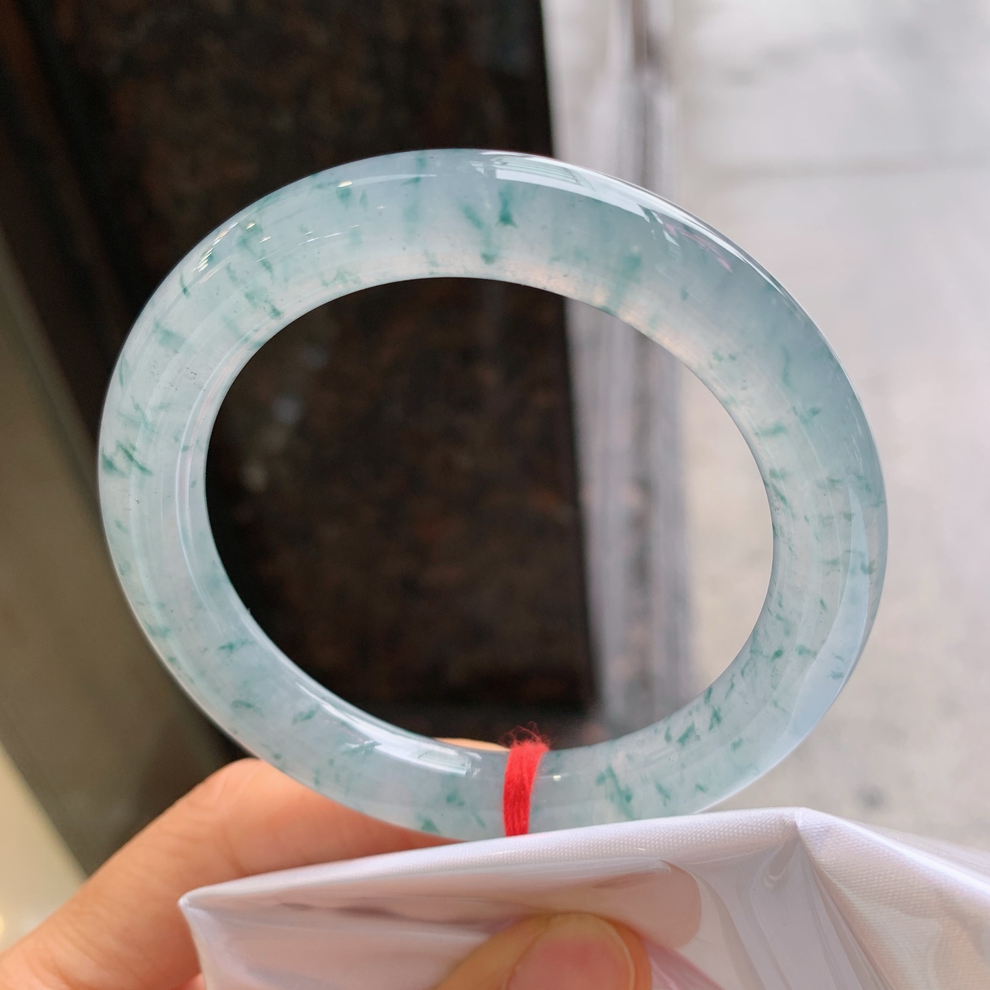 圆条冰飘花 无裂 尺寸：55.8/10.5 冰润