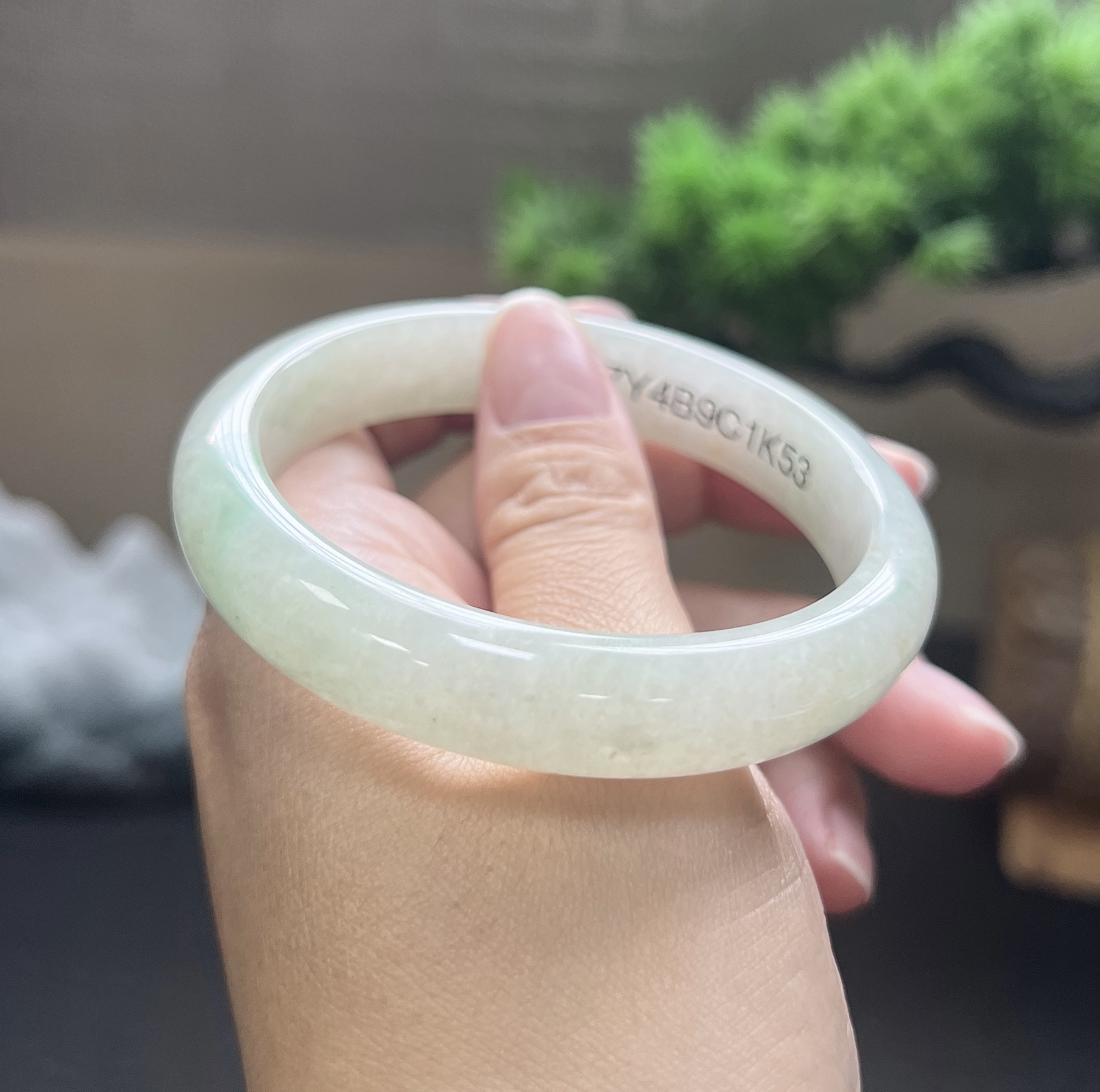 56圈口正圈飘花手镯