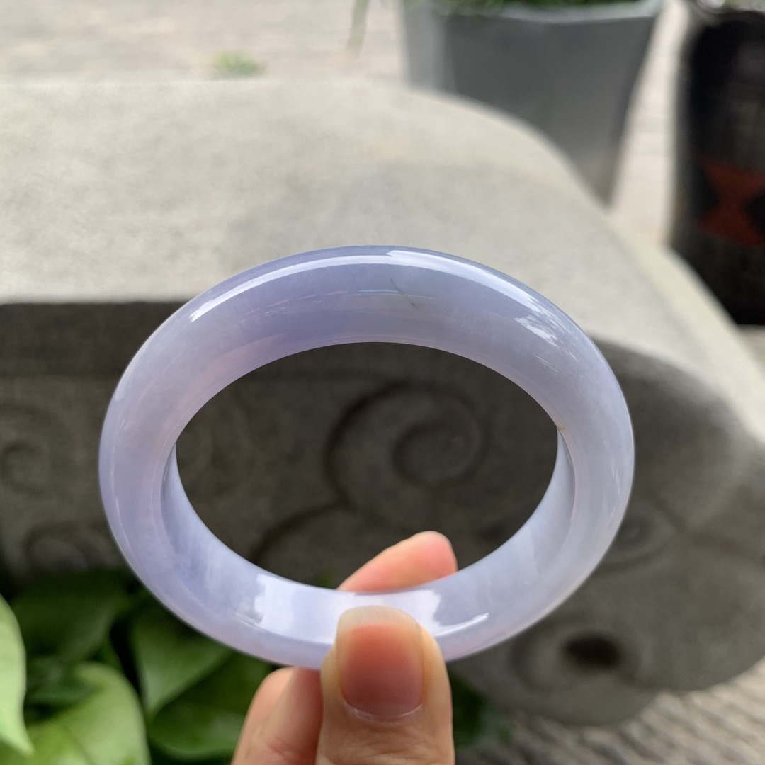 圈口 54.3-12.3-9【茄紫正圈手镯】正圈54 55可戴