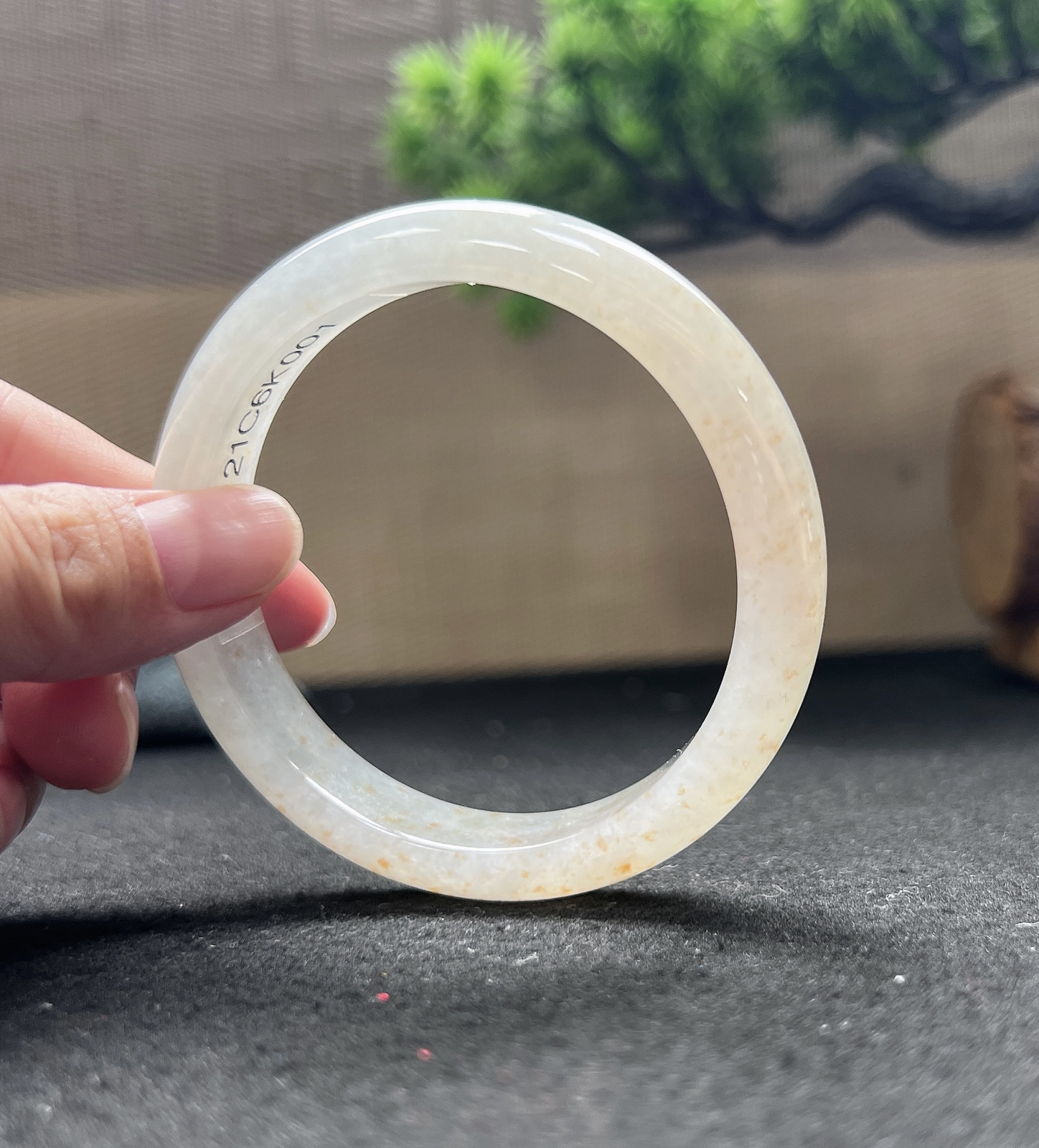 56圈口正圈洒金手镯