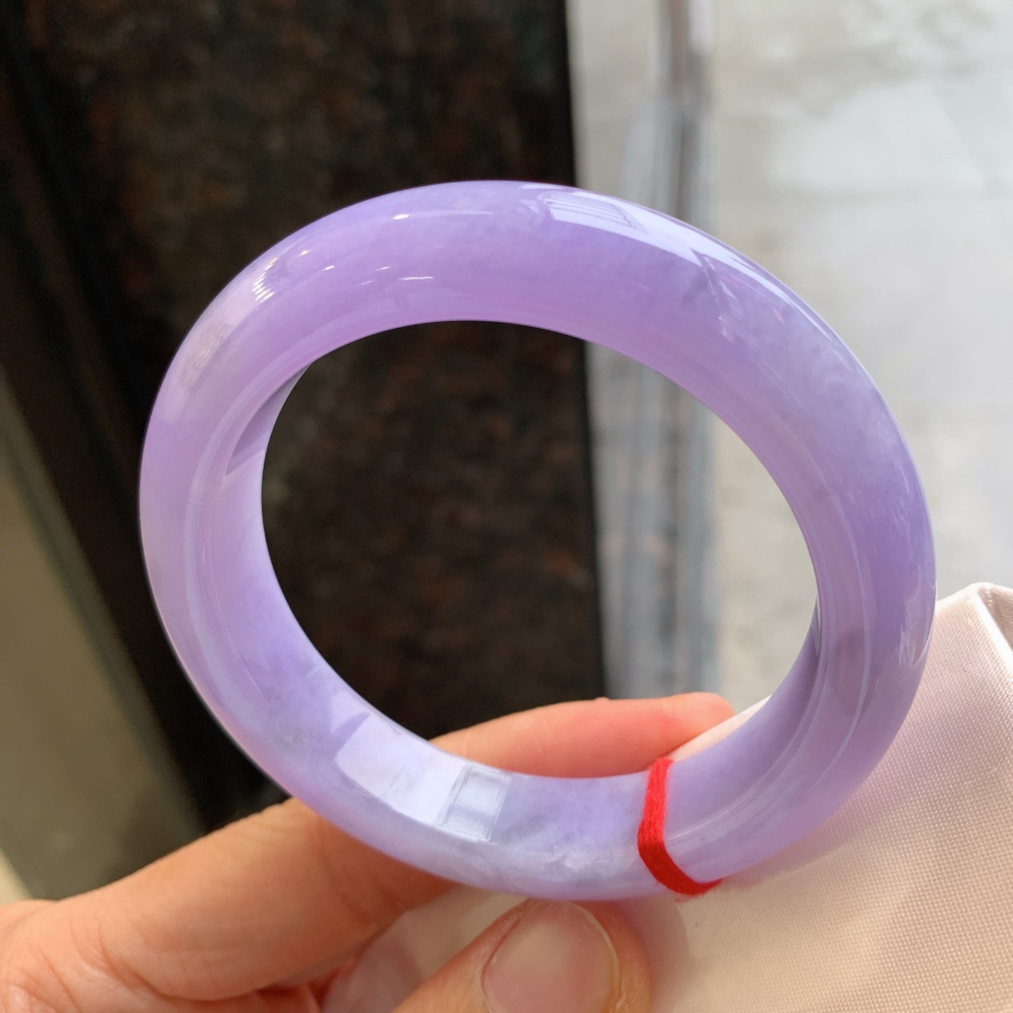 正圈满紫 微晶体结构 尺寸：55.5/12.7/9.9  色浓