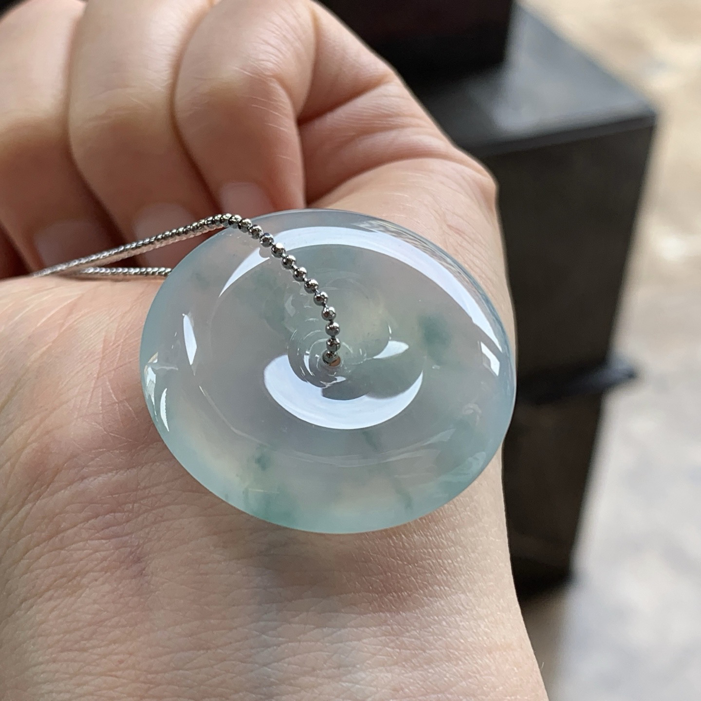 蓝花平安扣^_^飘花灵韵