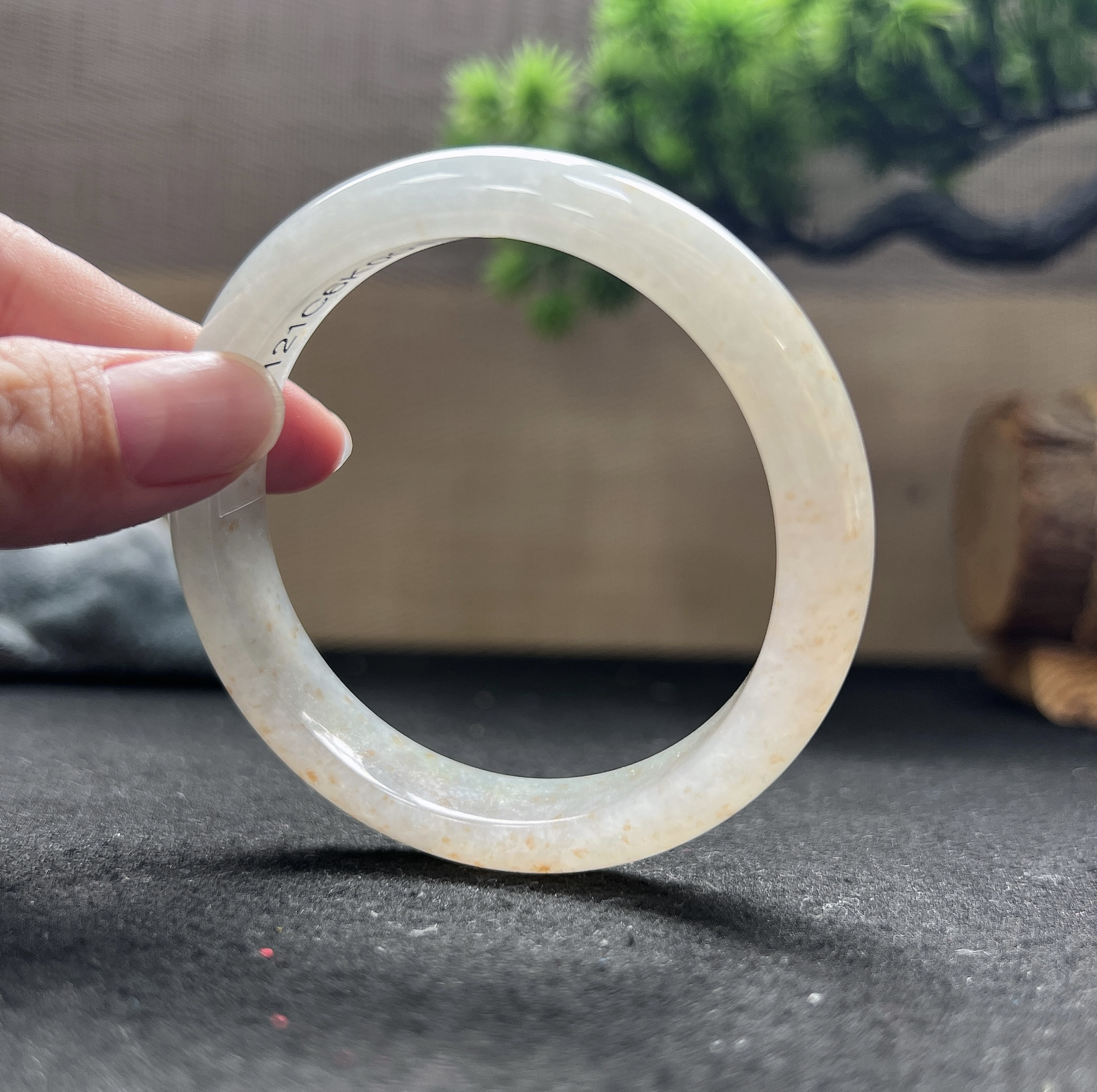 56圈口正圈洒金手镯