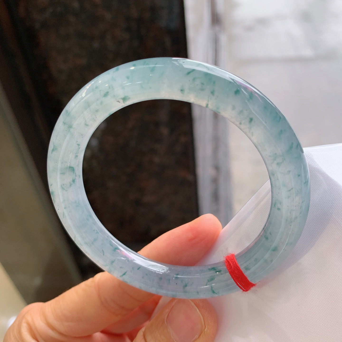 圆条冰飘花 无裂 尺寸：55.8/10.5 冰润