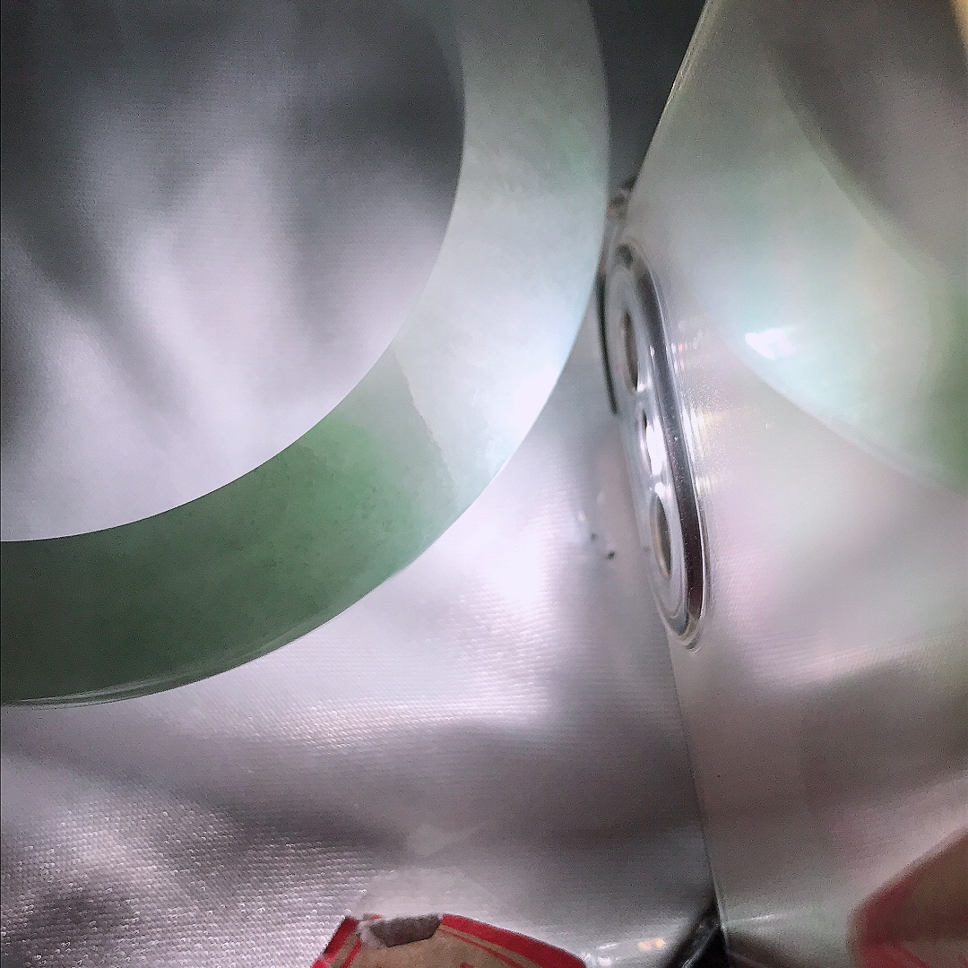 实拍A货翡翠57/12.1/10老坑冰胶水灵手镯宽边玉镯平安镯