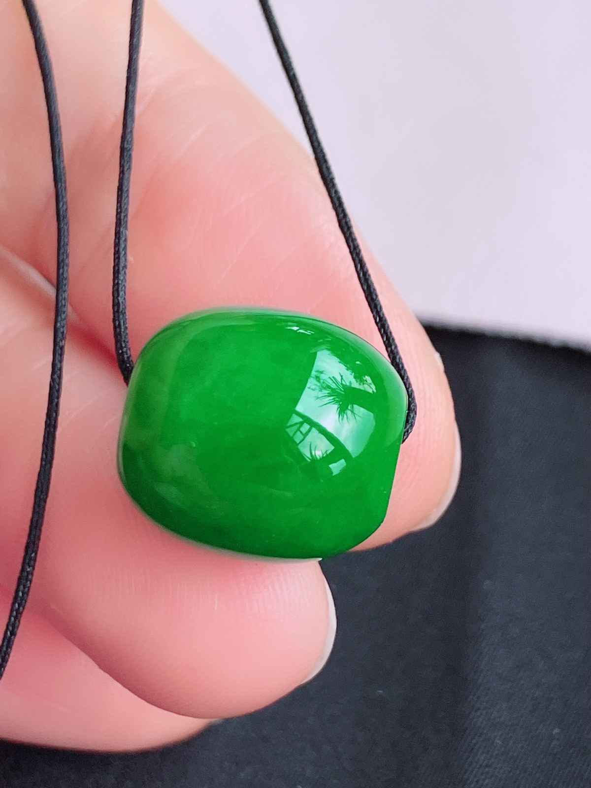 ️满绿路路通，饱满大气，尺寸13.3/12.6..