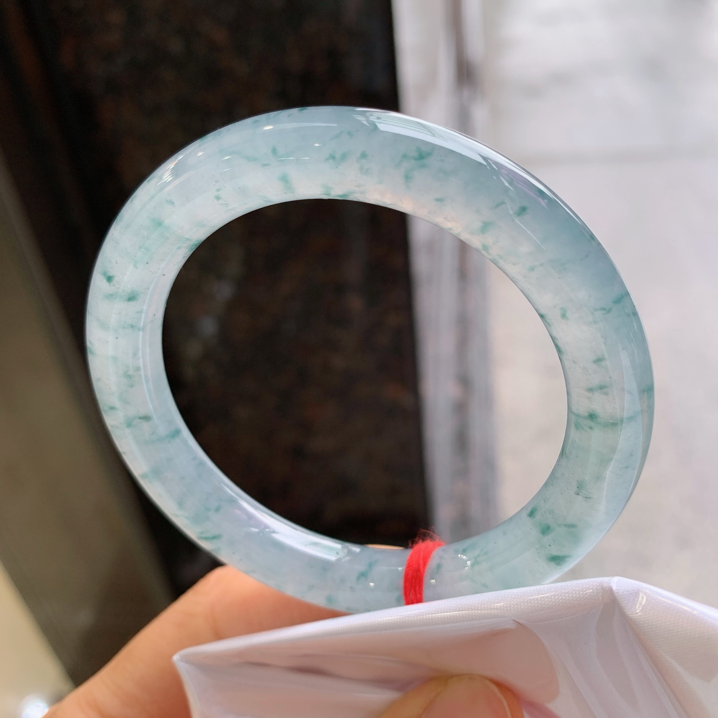 圆条冰飘花 无裂 尺寸：55.8/10.5 冰润