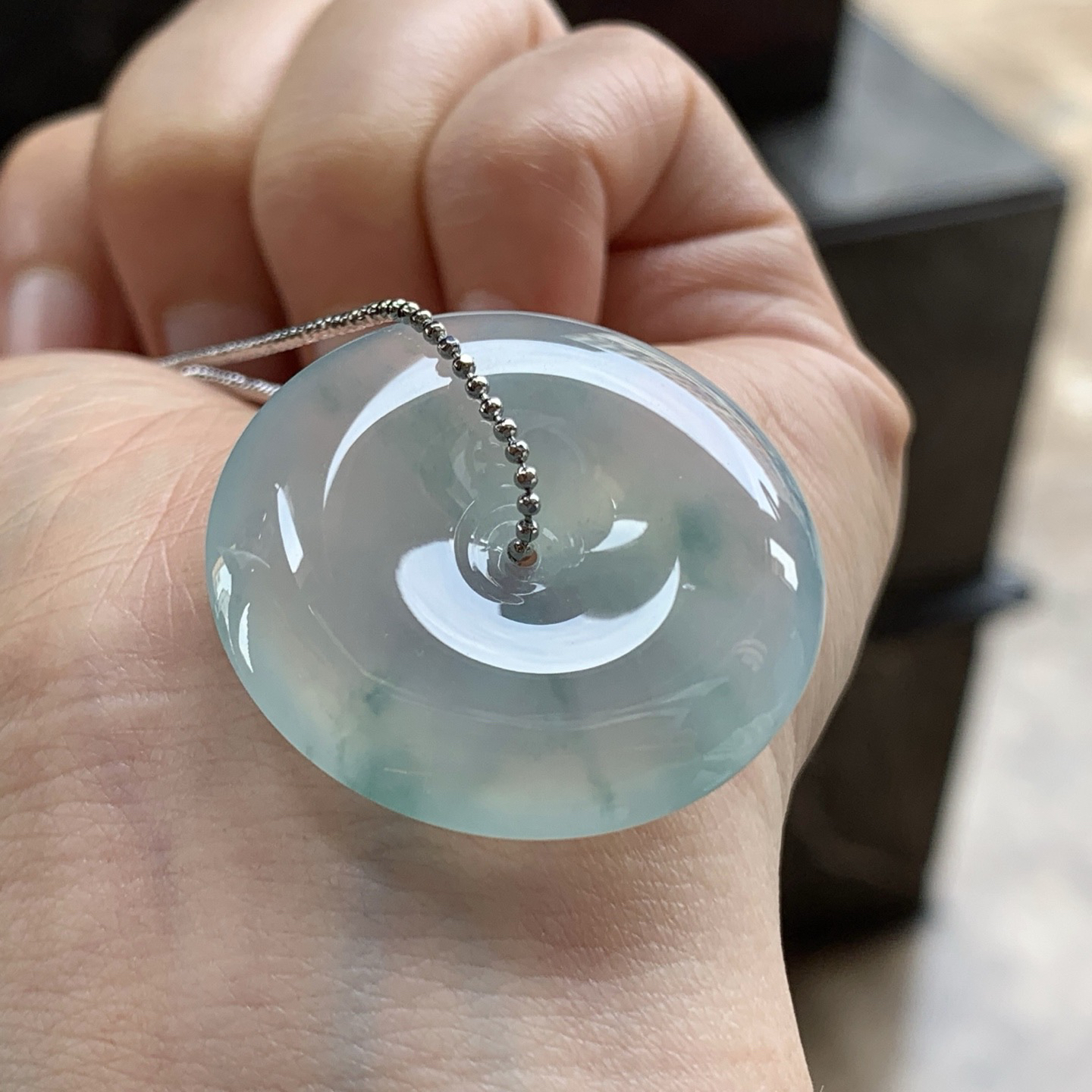 蓝花平安扣^_^飘花灵韵