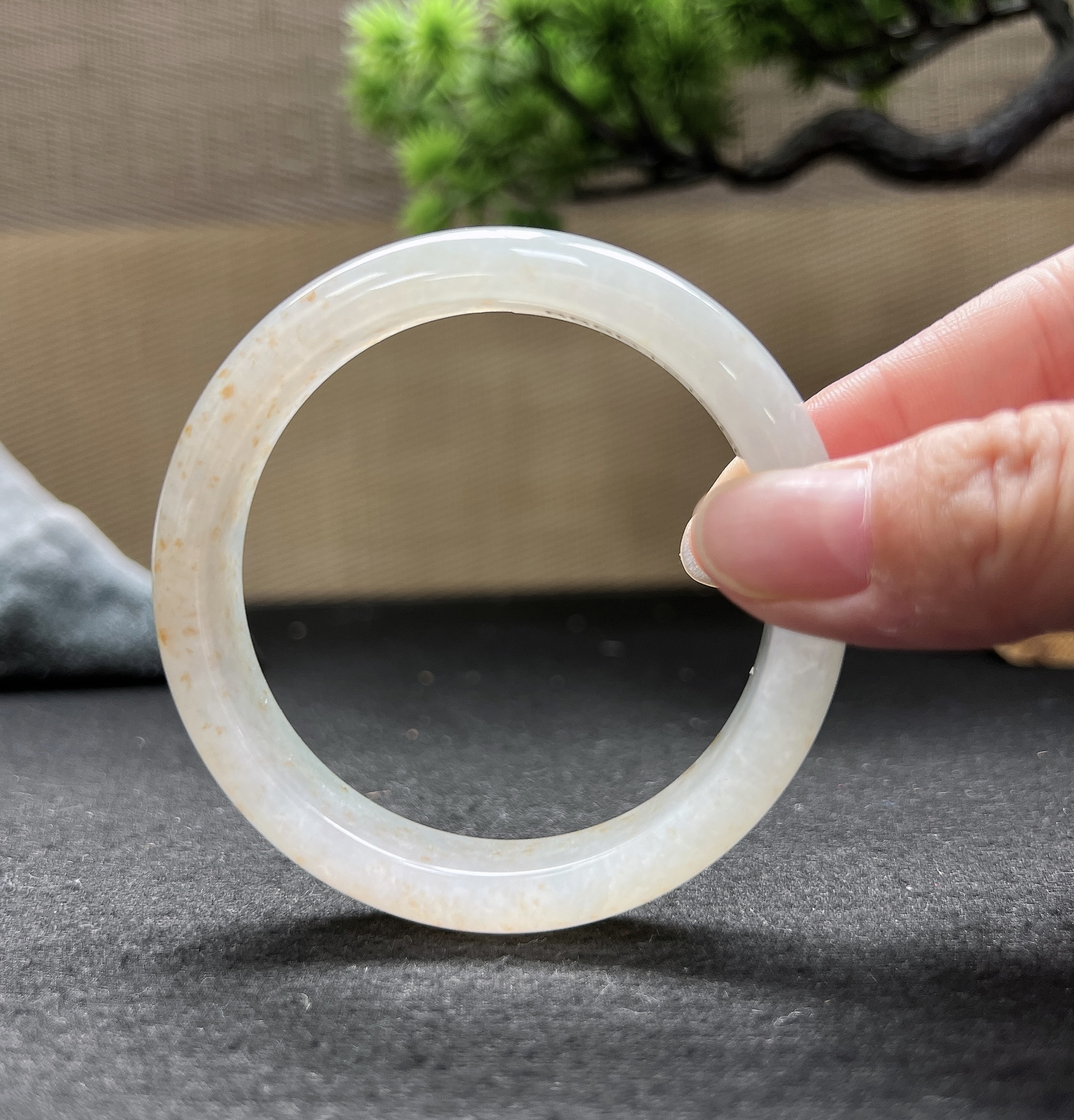 56圈口正圈洒金手镯