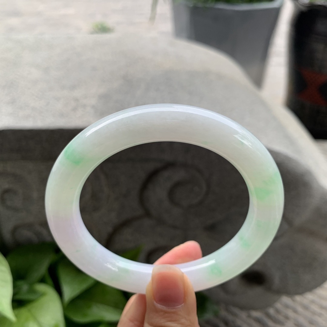 大圈口61.2-11.5 【春彩圆条手镯】圆条61 62可戴