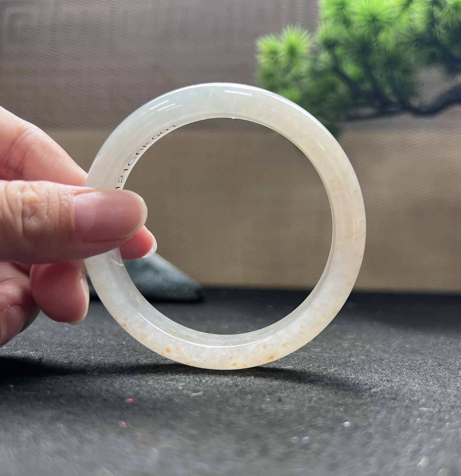 56圈口正圈洒金手镯