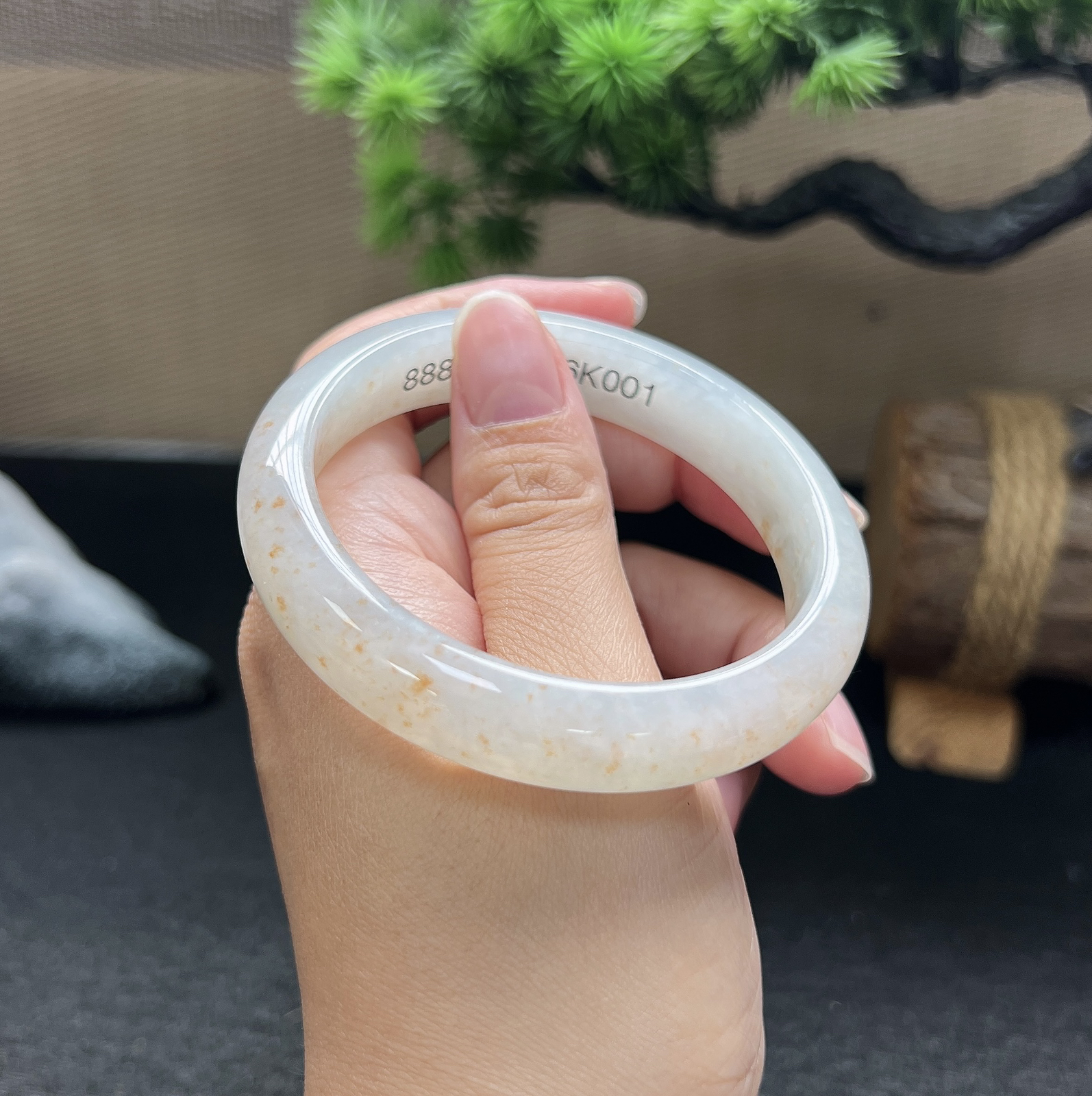 56正圈洒金手镯