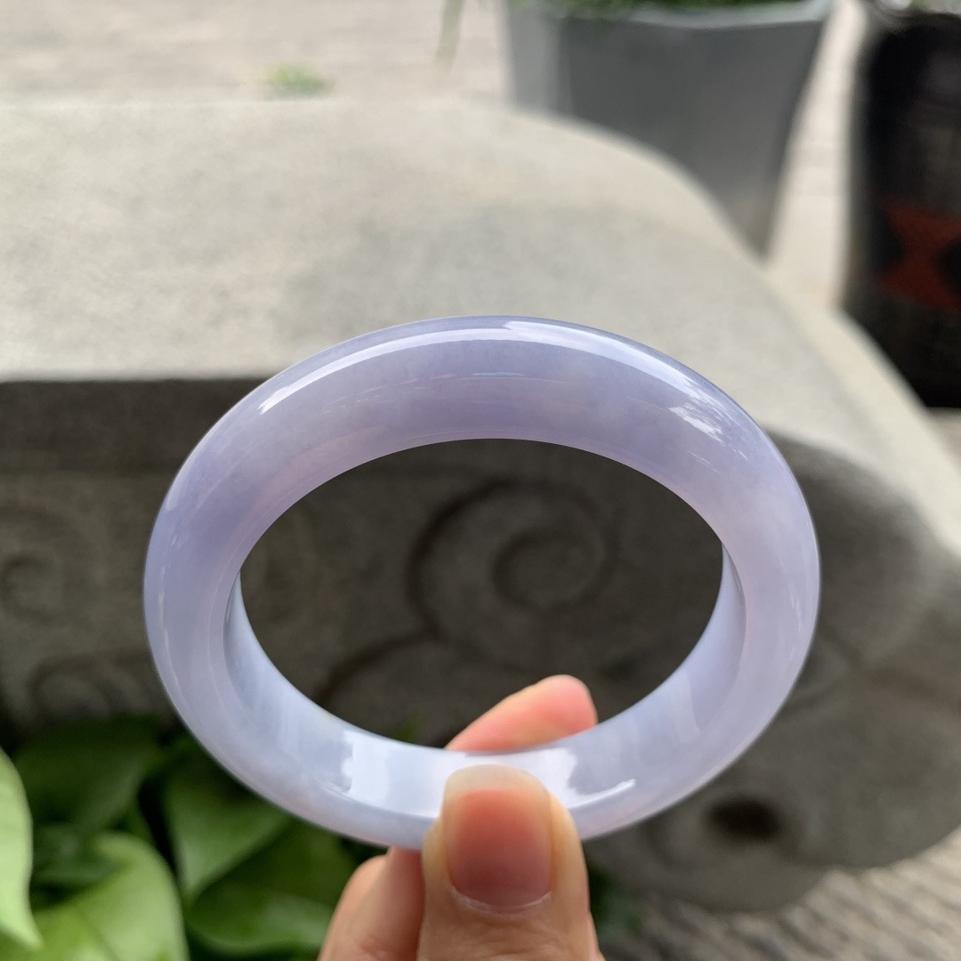 圈口 54.3-12.3-9【茄紫正圈手镯】正圈54 55可戴